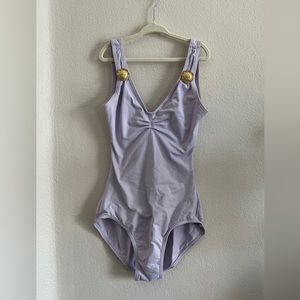 Lilac - altered Capezio performance leotard